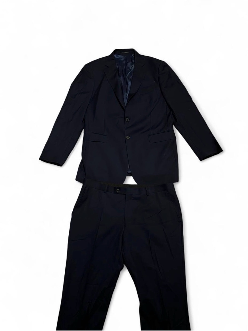Dark navy blue men’s suit